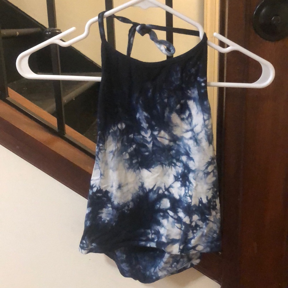 Brandy Melville tie dye halter top